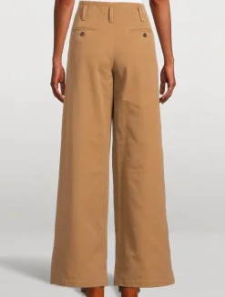 Wide-Leg Trousers