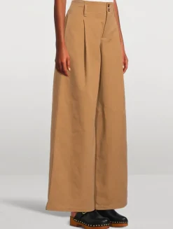 Wide-Leg Trousers
