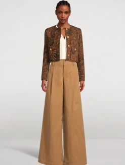 Wide-Leg Trousers
