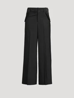 Wide-Leg Trousers