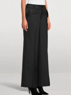Wide-Leg Trousers