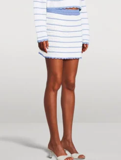 Willette Crochet Mini Skirt