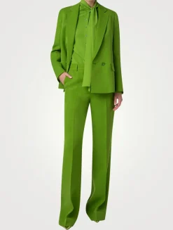 William Shantung Boyfriend Jacket