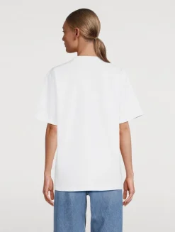 Window-Embroidered T-Shirt