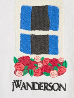 Window-Embroidered T-Shirt