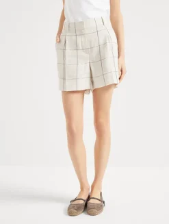 Windowpane Shorts