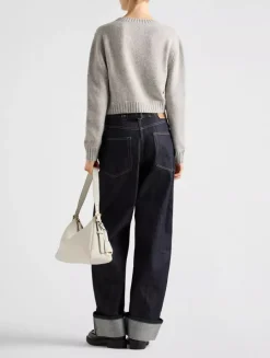 Wool And Cashmere Crew-neck Sweater