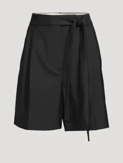 Wool And Mohair Shorts