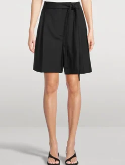 Wool And Mohair Shorts