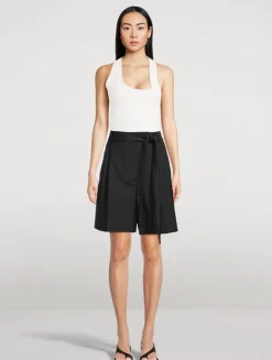 Wool And Mohair Shorts