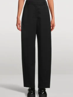 Wool Cocoon Tailored Pants