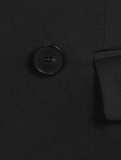 Wool Double-Breasted Tuxedo Jacket