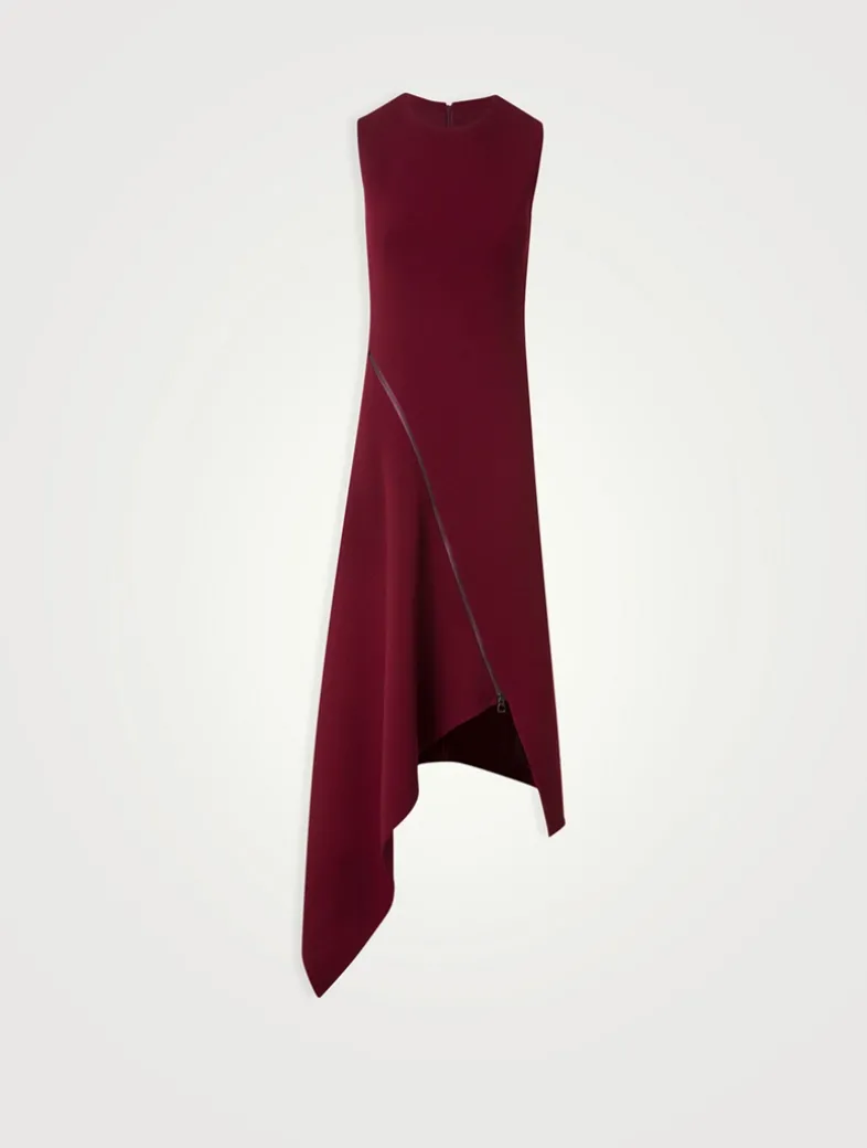 Wool Double-Face Midi Dress