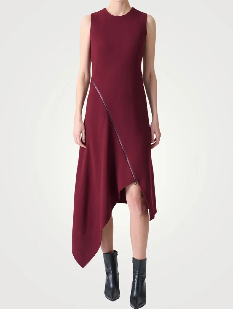 Wool Double-Face Midi Dress