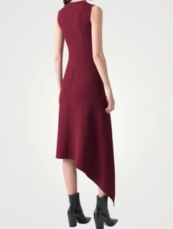Wool Double-Face Midi Dress