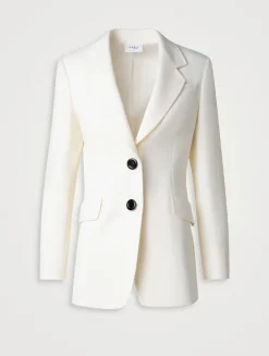 Wool Gabardine Blazer