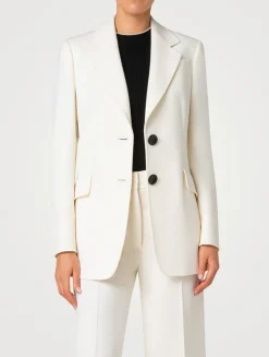 Wool Gabardine Blazer