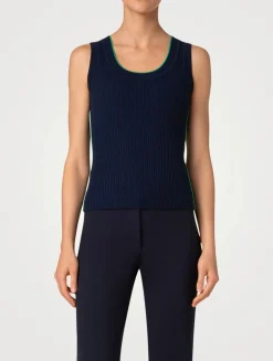 Wool Sleeveless Sweater