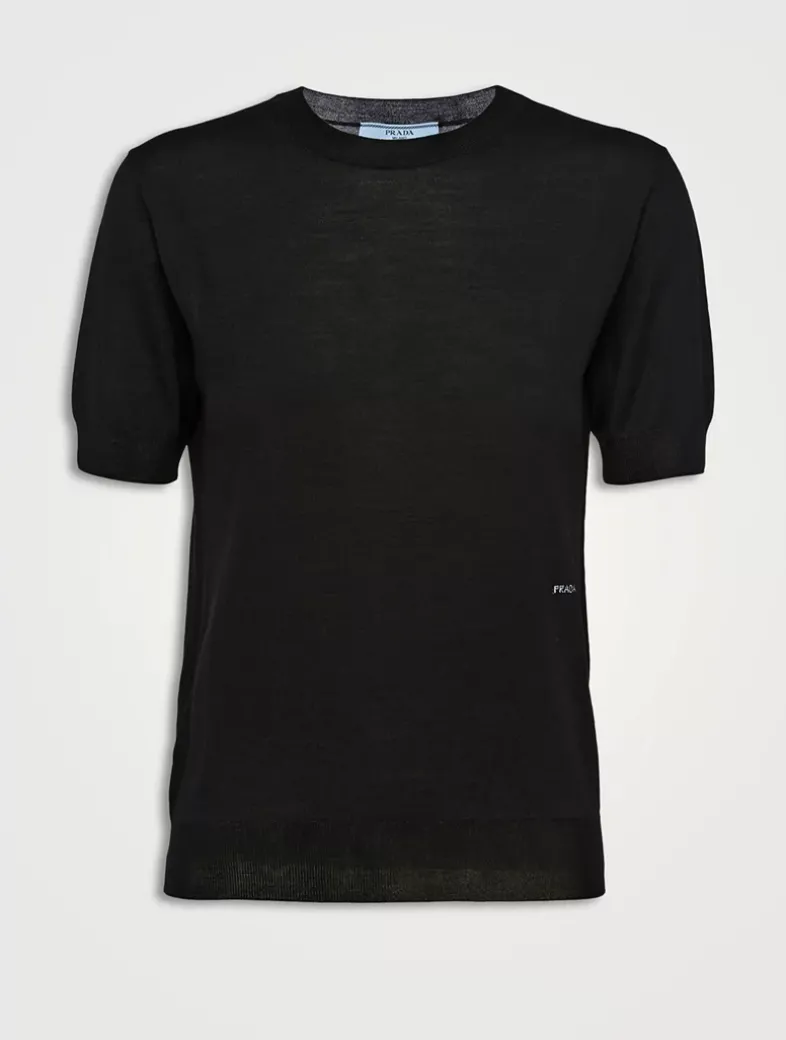 Worsted Wool Crew-neck Sweater