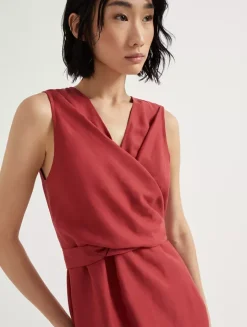 Wrap-effect Dress
