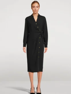 Wright Twisted Shirt Dress