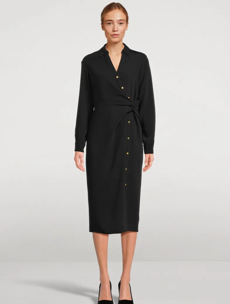 Wright Twisted Shirt Dress