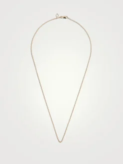 Wulu 16-Inch 18K Rose Gold Chain