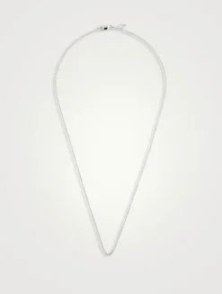 Wulu 16-Inch 18K White Gold Chain