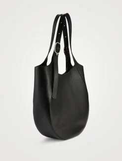 XL Le Foulonné Leather Tote Bag