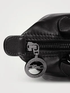 XS Le Pliage Xtra Leather Top Handle Bag