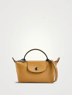 XS Le Pliage Xtra Leather Crossbody Pouch