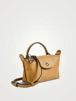 XS Le Pliage Xtra Leather Crossbody Pouch