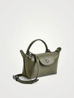 XS Le Pliage Xtra Leather Crossbody Pouch