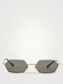 Yevi Hexagonal Sunglasses