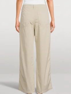 Yuna Wide-Leg Utility Trousers