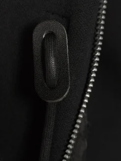 Zip Twill Hoodie