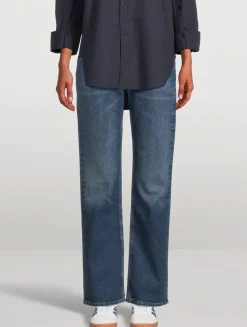 Zurie Straight-Leg Jeans